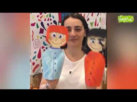 Video önizleme karesi: Zarf Kuklalar, El kuklası yapımı