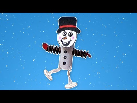 Video önizleme karesi: Kardan Adam Kukla Yapımı – Dans eden kukla nasıl yapılır?