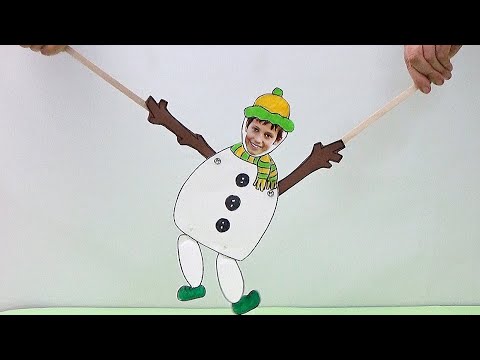 Video önizleme karesi: Dans eden kukla yapımı – Kağıttan kolay kukla nasıl yapılır?