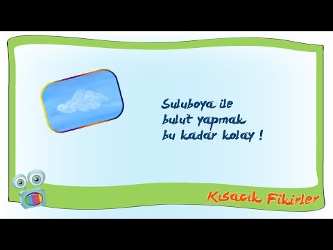 Video önizleme karesi: Suluboya Teknikleri, Kolay Bulut Yapımı