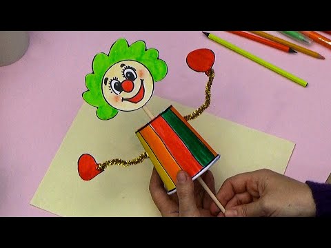 Video önizleme karesi: Kağıt bardaktan kukla yapımı