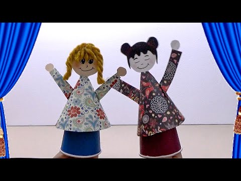 Video önizleme karesi: Bardak Çocuklar – Kağıt Bardaktan Kukla Yapımı