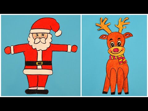 Video önizleme karesi: Noel Baba ve geyiği Rudolph nasıl çizilir?