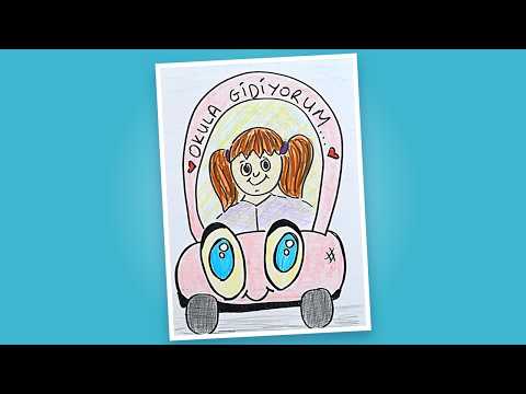 Video önizleme karesi: Okula Gidiyorum Kartı