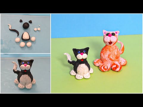 Video önizleme karesi: Polimer kil ile kedi nasıl yapılır? Kolay Polimer Kil Projeleri