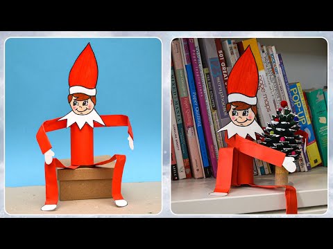 Video önizleme karesi: Kağıttan Elf kukla yapımı