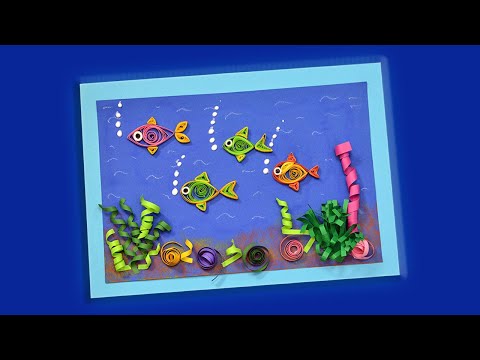 Video önizleme karesi: Balık Ailesi, Kolay Quilling Atölyesi